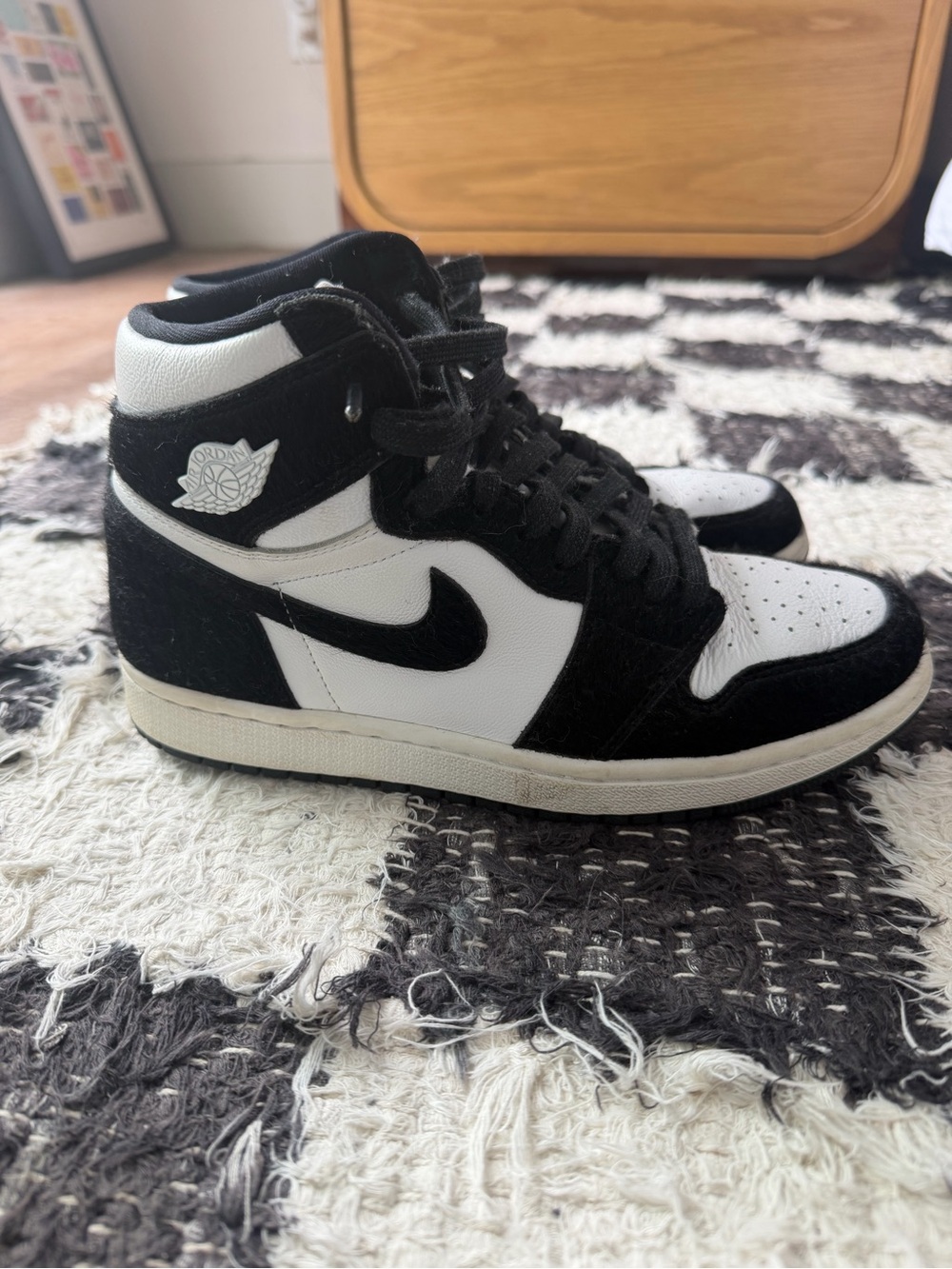 Nike Black & White High-Top Sneakers